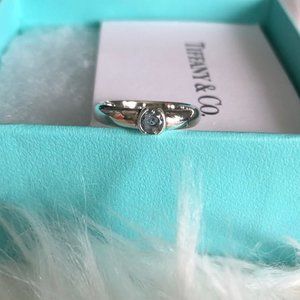 Tiffany & Co. Sterling Silver Aquamarine Ring